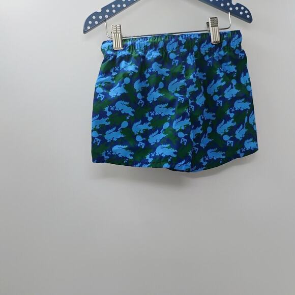 Lacoste Minecraft Creeper Swim Suit Boys Board Shorts Blue Green Pixel Art - Picture 10 of 11